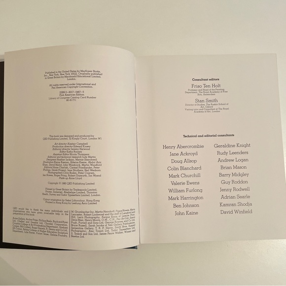 The Artist's Manual:Equipment Materials Techniques w/ Vtg Bookplate Cypress Tree - Picture 4 of 11